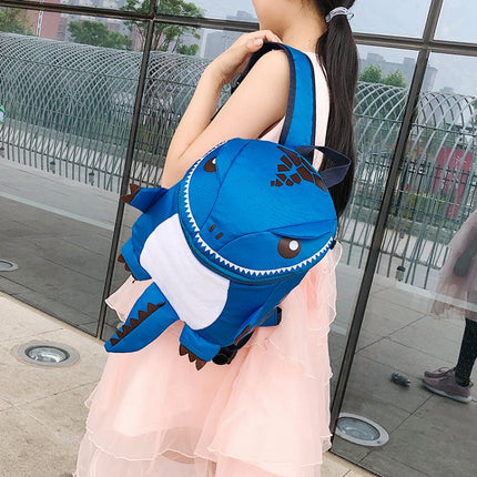 Cartoon School Bag Dinosaur Backpack For Children(Blue)-garmade.com