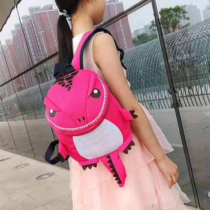 Cartoon School Bag Dinosaur Backpack For Children(Pink)-garmade.com