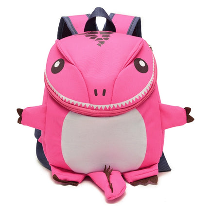 Cartoon School Bag Dinosaur Backpack For Children(Pink)-garmade.com