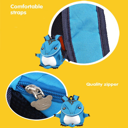 Cartoon School Bag Dinosaur Backpack For Children(Navy Blue)-garmade.com