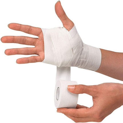 Sports Tape Hand and Foot Protection Fixation Bandage, Size: 25mm x 9.1m(White)-garmade.com