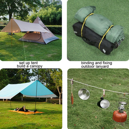 4 PCS / Set CLS Outdoor Camp Reflective Wind-Proof Camping Support Rod(Army Green)-garmade.com