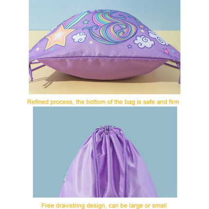 Swimming Bag Dry and Wet Separation Storage Bag Waterproof Beach Backpack, Color: Colorful Gradient-garmade.com