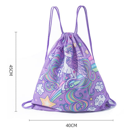 Swimming Bag Dry and Wet Separation Storage Bag Waterproof Beach Backpack, Color: Colorful Gradient-garmade.com