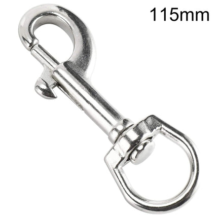 Stainless Steel Swivel Single Hook Pet Leash Hook, Specification: 115mm-garmade.com