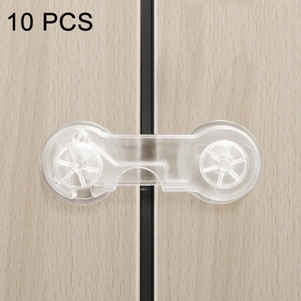 Pair Lock 10 PCS/Pack Children Drawer Anti-opening Cabinet Door Refrigerator Safety Lock-garmade.com