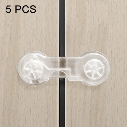 Pair Lock 5 PCS/Pack Children Drawer Anti-opening Cabinet Door Refrigerator Safety Lock-garmade.com
