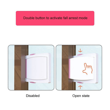 2 PCS Mobile Door And Window Safety Protection Lock For Children, Color: Grey-garmade.com