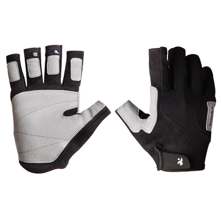 BOODUN B171069 Sailing Gloves Fitness Outdoor Half Finger Rock Climbing Gloves, Size: L(Black)-garmade.com