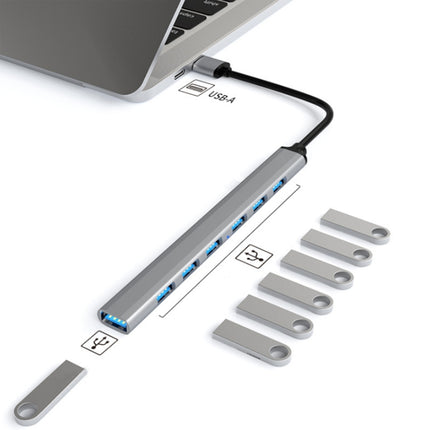 7 in 1 USB3.0 Docking Station Laptop Multifunctional HUB(USB Interface)-garmade.com
