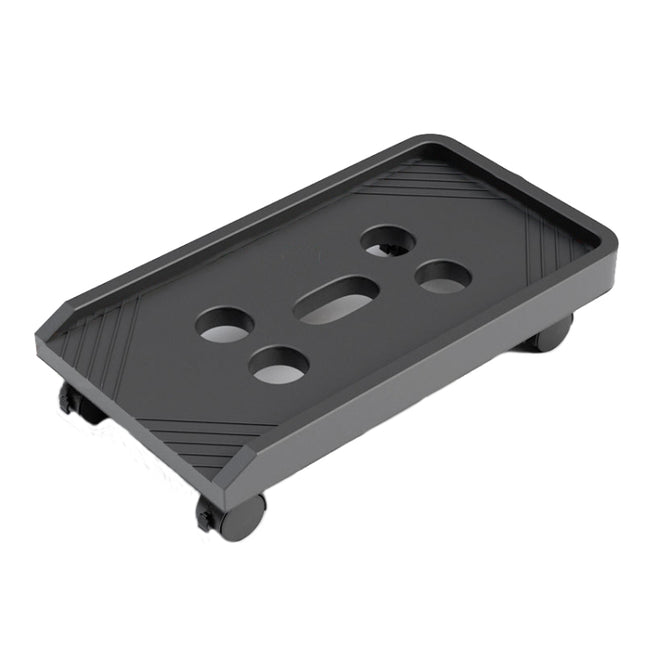 036-1 Desktop Computer Host Increased Rack with Wheels, Spec: Universal Wheel (Black)-garmade.com