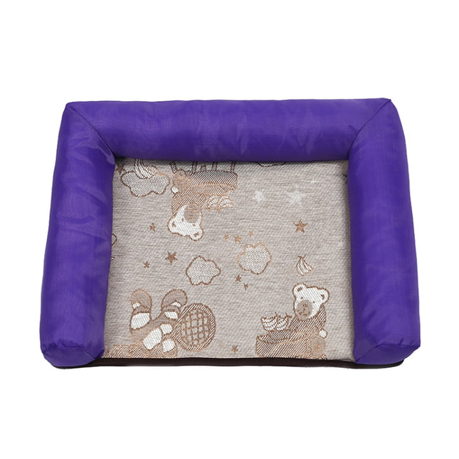 Pet Breathable And Cooler Mat Pet Bed, Specification: S(Purple)-garmade.com