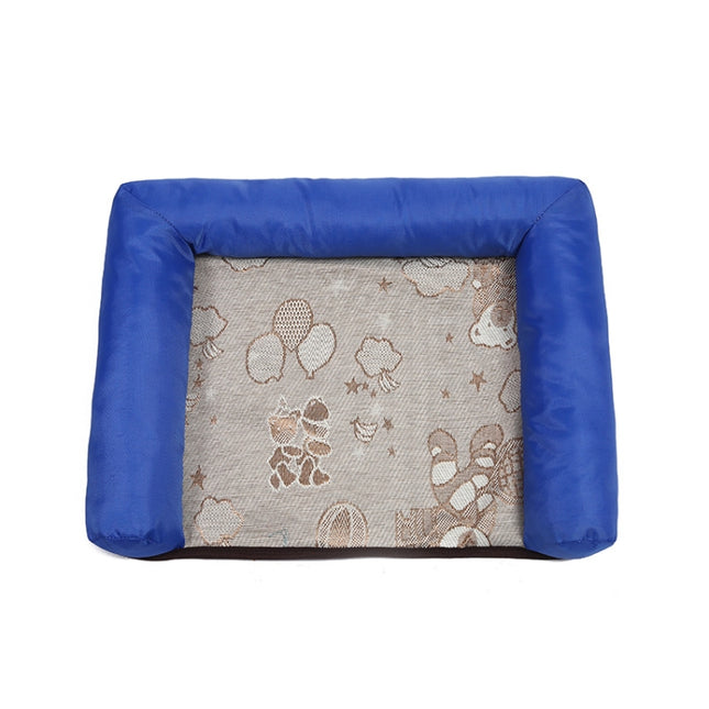 Pet Breathable And Cooler Mat Pet Bed, Specification: S(Blue)-garmade.com