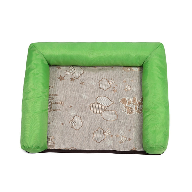 Pet Breathable And Cooler Mat Pet Bed, Specification: S(Green)-garmade.com