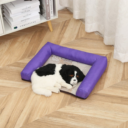 Pet Breathable And Cooler Mat Pet Bed, Specification: S(Red)-garmade.com