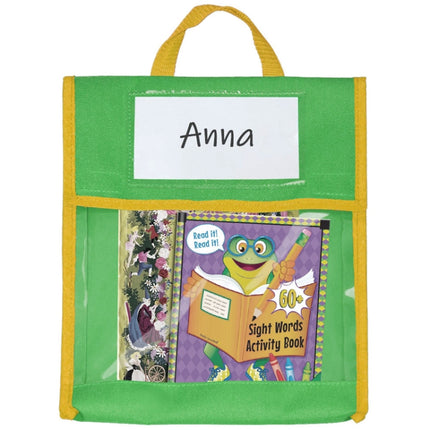 BG20080815 School Children Tote Book Bag Toy Handbag(Green)-garmade.com
