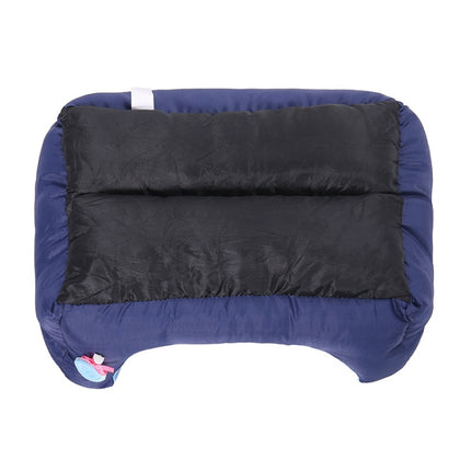 Cartoon Pet Kennel Square Cushion For Small And Medium Pet, Specification: S(Blue)-garmade.com