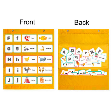 Whiteboard Magnet Hanging Bag Teaching Supplies(Yellow)-garmade.com