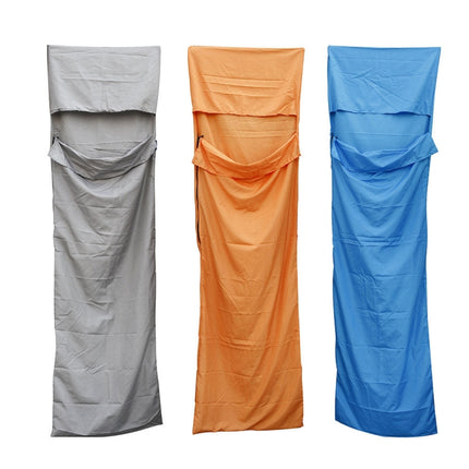 Ultralight Outdoor Sleeping Bag Pongee Portable Single Sleeping Bags 210x70(Orange red)-garmade.com