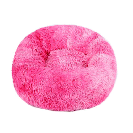 Plush Pet Bed Deep Sleep Pet Pad, Specification: 40cm(Rose Red)-garmade.com