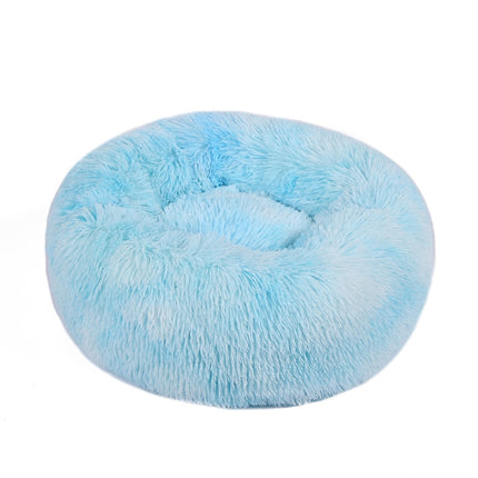 Plush Pet Bed Deep Sleep Pet Pad, Specification: 40cm(Light Blue)-garmade.com