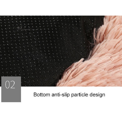Plush Pet Bed Deep Sleep Pet Pad, Specification: 60cm(Pink)-garmade.com
