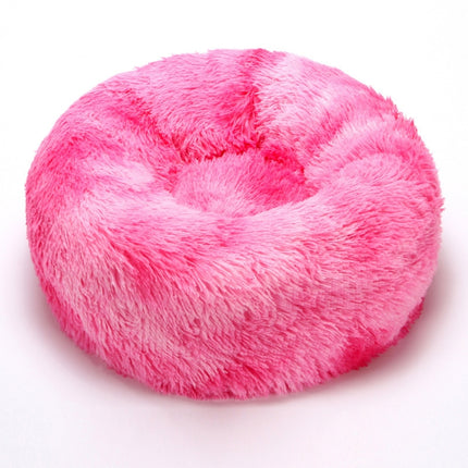 Plush Pet Bed Deep Sleep Pet Pad, Specification: 50cm(Rose Red)-garmade.com