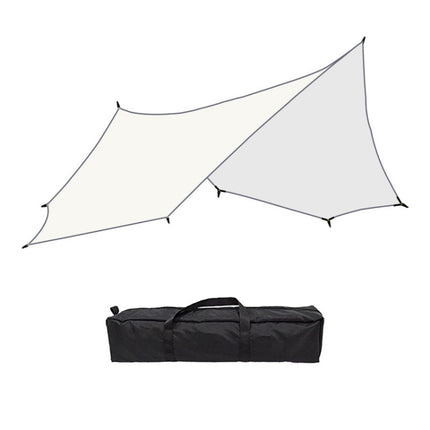 Outdoor Octagonal Curtain Tent Rain and Sun Protection Camping Sunshade Pergola, Color: White-garmade.com