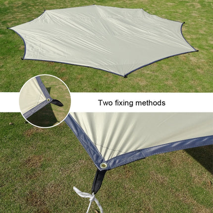 Outdoor Octagonal Curtain Tent Rain and Sun Protection Camping Sunshade Pergola, Color: White-garmade.com