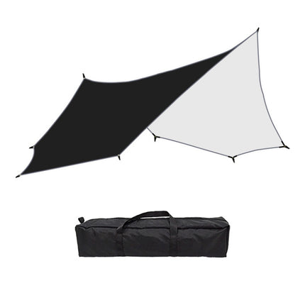 Outdoor Octagonal Curtain Tent Rain and Sun Protection Camping Sunshade Pergola, Color: Black-garmade.com