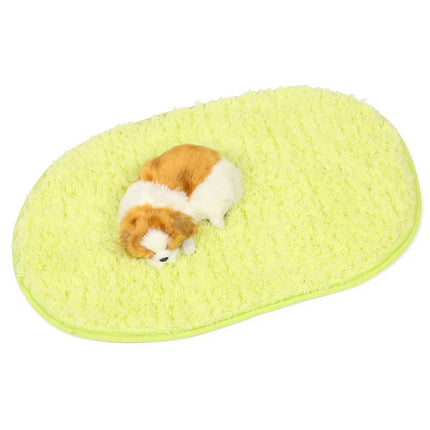 Pet Deep Sleep Plush Pad Pet Bed, Specification: 40x60cm(Matcha Green)-garmade.com