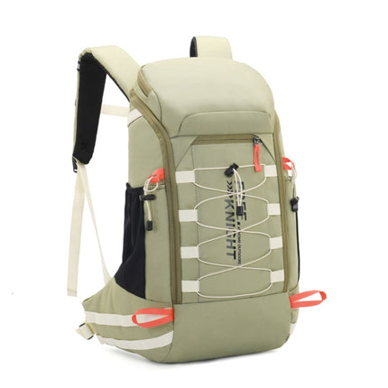 Free Knight FK0398 40L Outdoor Hiking Waterproof Backpack with Rain Cover(Light Green)-garmade.com