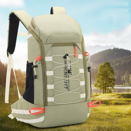 Free Knight FK0398 40L Outdoor Hiking Waterproof Backpack with Rain Cover(Light Green)-garmade.com