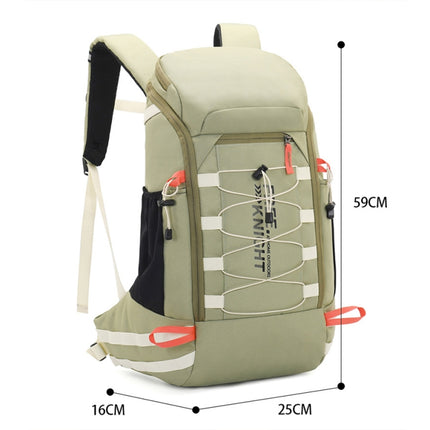 Free Knight FK0398 40L Outdoor Hiking Waterproof Backpack with Rain Cover(Deep Green)-garmade.com