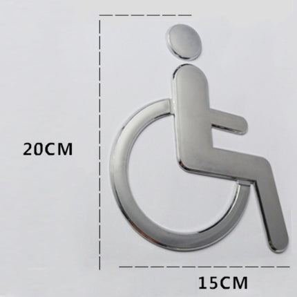 Disabled Toilet Signs Prompts Signs Wall Stickers-garmade.com