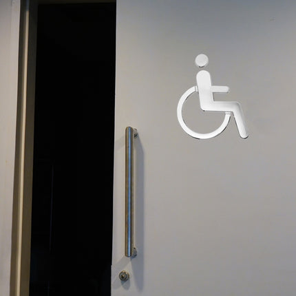 Disabled Toilet Signs Prompts Signs Wall Stickers-garmade.com