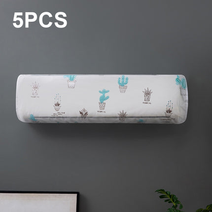 5 PCS Thickened Hanging Air Conditioning Dust Cover, Size: 95x20x31cm(Green Plant Fairy)-garmade.com