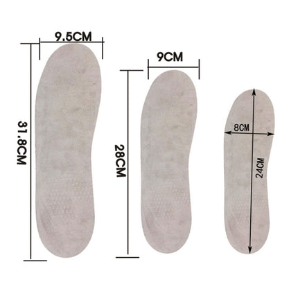 A210612 1 Pair TPE+GEL Insole Men and Women Honeycomb Shock Absorption Insole,Size: Small-garmade.com