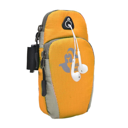 Free Knight FK801 Outdoor Sports Running Phone Storage Arm Bag without Headphones(Orange)-garmade.com