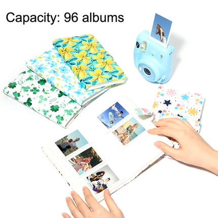 CAIUL 3 Inch PU Photo Album Large Capacity Business Card Holder Photo Storage Book(flowers)-garmade.com