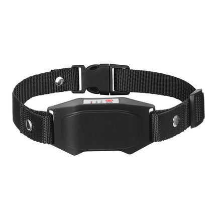 Intelligent Anti-barking Device Dog Trainer Collar, Style: Vibration+Electric Shock+Sound(Black)-garmade.com