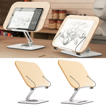 R04 Reading Bookshelf Desktop 360-degree Rotation Multi-function Liftable Tablet Bracket-garmade.com