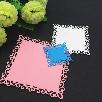 Square Lace Metal Hand Scrapbooking Embossing Cutting Die-garmade.com