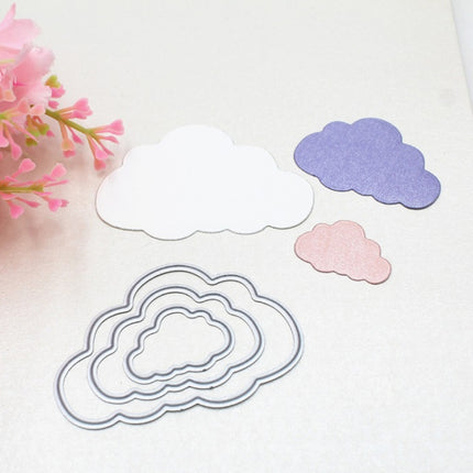 Three Clouds Metal Embossing Cutting Die Paper Quilling Die-garmade.com