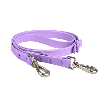 Pet PVC Leash Macaron Color Soft Dog Leash, Size: S(Purple)-garmade.com