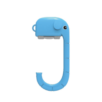 3 PCS Office Deskside Portable Removable Bag Hook(Blue)-garmade.com