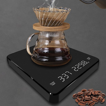 Household LED Electronic Coffee Scale, Specification: Black-garmade.com