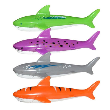4PCS Sharks Diving Swimming Pool Toys Children Summer Water Toys-garmade.com