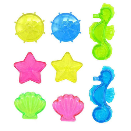 8PCS Shell Gems Diving Swimming Pool Toys Children Summer Water Toys-garmade.com