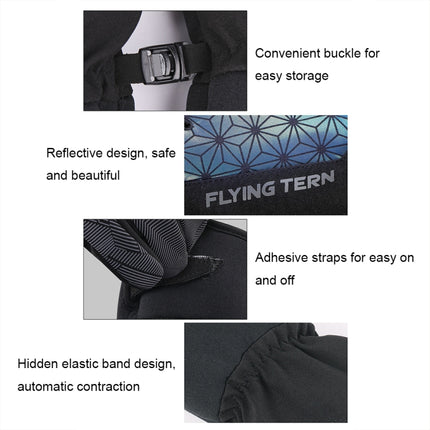 FLYING TERN 315 Thicken Cycling Windproof Warm Touch Screen Gloves, Size: L(Black Gray)-garmade.com